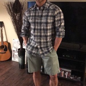 Express Plaid Western Style Shirt